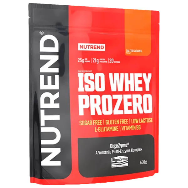 Băuturi izotonice Nutrend ISO WHEY PROZERO (28282) 500 g photo 1