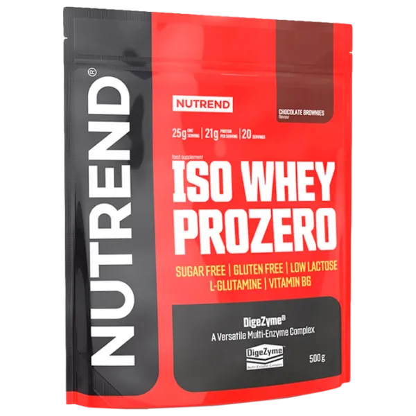 Băuturi izotonice Nutrend ISO WHEY PROZERO (25086) 500 g photo 1