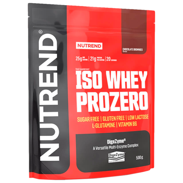 Băuturi izotonice Nutrend ISO WHEY PROZERO (25086) 500 g photo 1