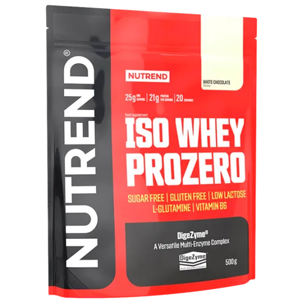 Băuturi izotonice Nutrend ISO WHEY PROZERO (29479) 500 g photo 1