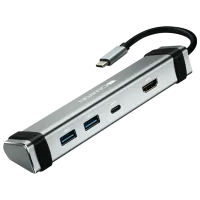 Adapter Canyon DS-3 USB Type-C/ Silver