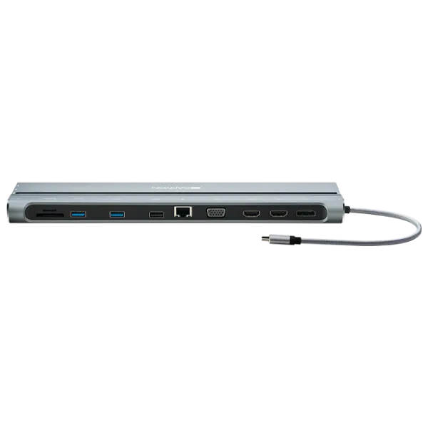 Adapter Canyon DS-9 USB Type-C/ Silver photo 1