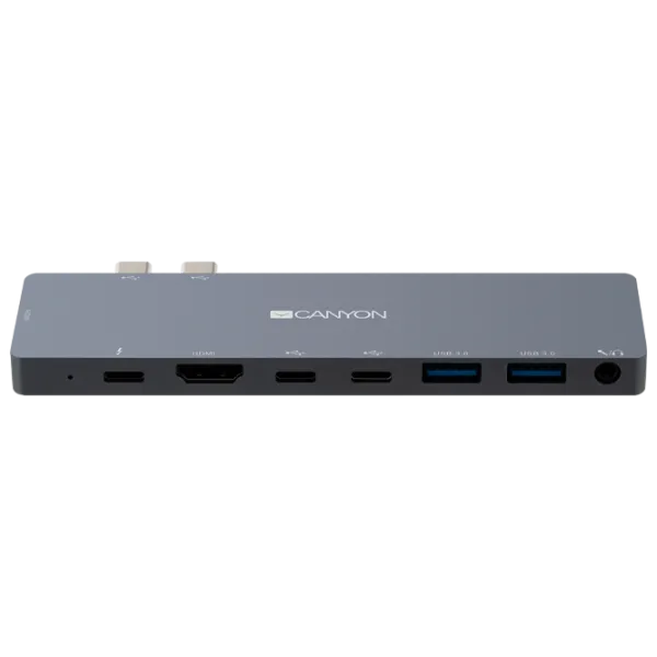 Адаптер Canyon DS-8 USB Type-C/ Серый photo 1