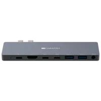 Адаптер Canyon DS-8 USB Type-C/ Серый