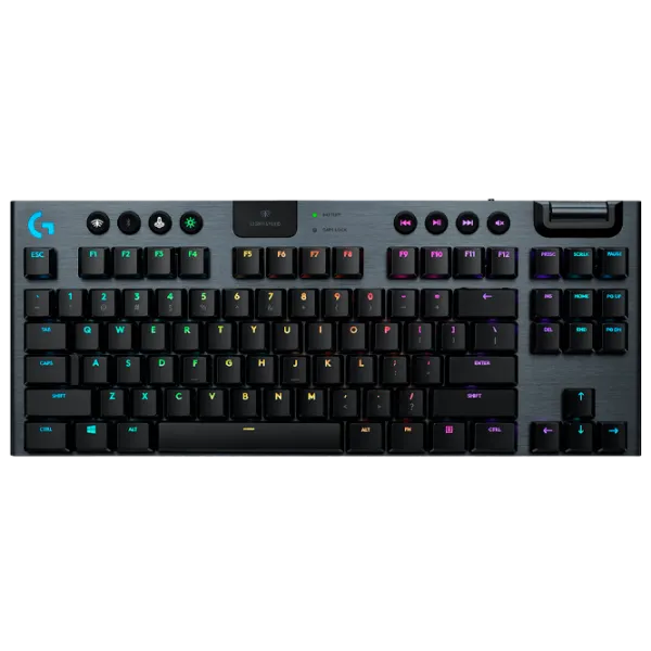 Tastatură Logitech G915 TKL Fără fir + Cu fir/ Black photo 1