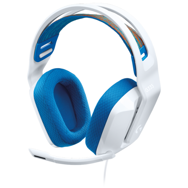 Наушники Logitech G335 Синий Белый Проводная/ Игровой photo 1