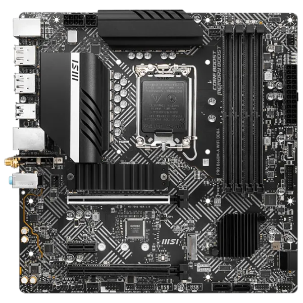 Материнская плата MSI PRO B660M-A WIFI mATX/ Intel B660 photo 1 Материнская плата MSI PRO B660M-A WIFI mATX/ Intel B660 photo 1