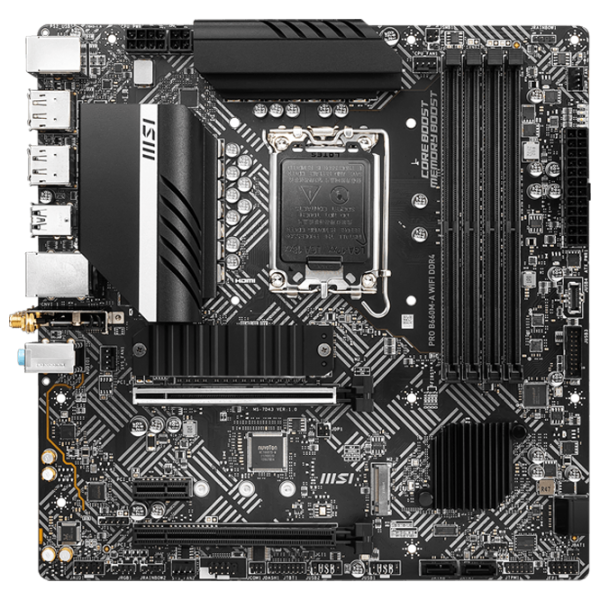 Материнская плата MSI PRO B660M-A WIFI mATX/ Intel B660 photo 1 Материнская плата MSI PRO B660M-A WIFI mATX/ Intel B660 photo 1