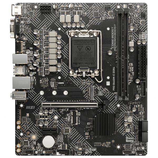 Материнская плата MSI PRO B660M-E mATX/ Intel B660 photo 1 Материнская плата MSI PRO B660M-E mATX/ Intel B660 photo 1
