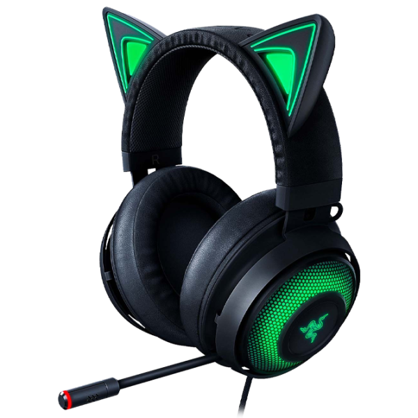Căști Razer Kraken Kitty Edition Black Cu fir/ Gaming photo 1