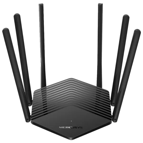 Wi-Fi Router Mercusys MR50G 600 Mbit/ s/ 1300 Mbit/ s/ Black photo 1