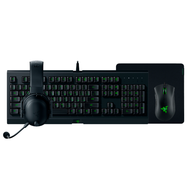 Tastatura & Mouse Razer Cynosa Lite & DeathAdder Essential & Gigantus V2 Large & BlackShark V2 X Cu fir/ Black photo 1