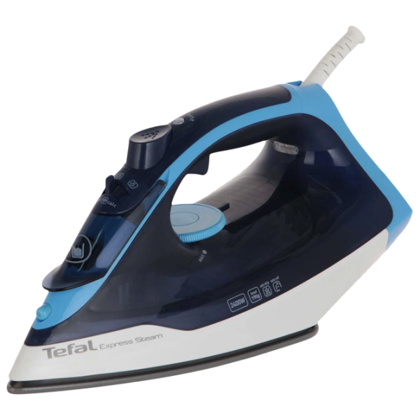 Утюг Tefal FV2865E0 Классический/ 2400 Вт/ Синий photo 1 Утюг Tefal FV2865E0 Классический/ 2400 Вт/ Синий photo 1