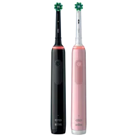 Зубная электрощетка Braun PRO 3 3900 Duo Pack 2D/ Черный