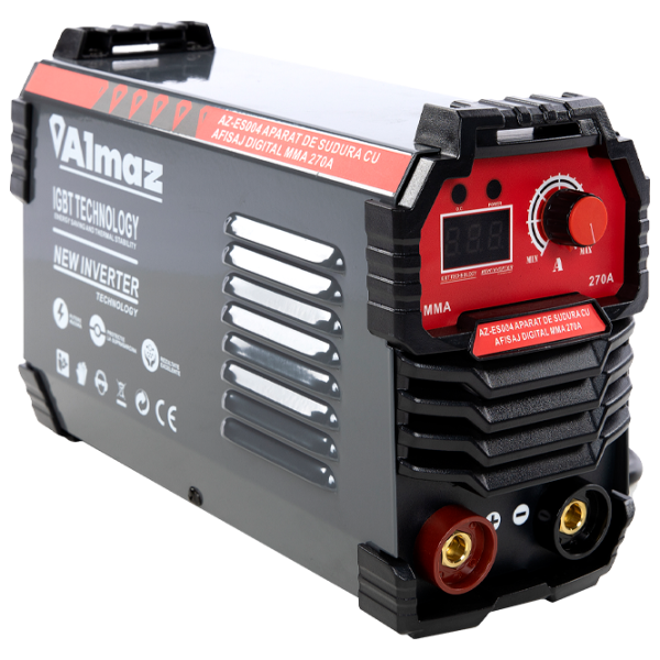 Aparat de sudat ALMAZ AZ-ES004 220 V cu electrod (MMA) photo 1 Aparat de sudat ALMAZ AZ-ES004 220 V cu electrod (MMA) photo 1