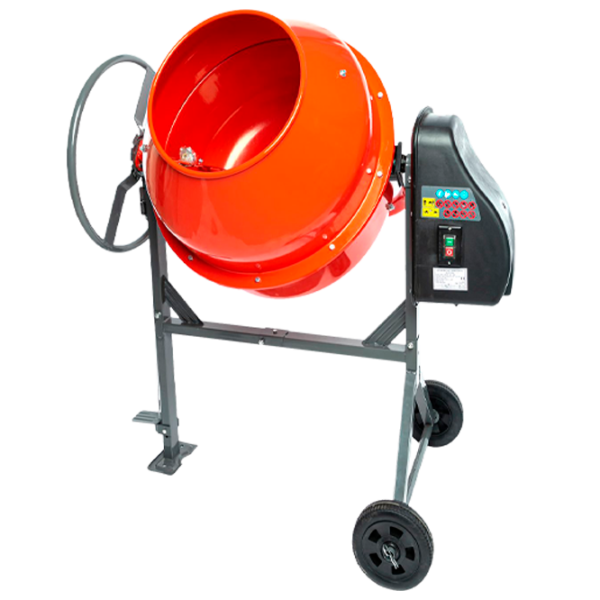 Бетономешалка ALMAZ HCM500 140 л 850 Вт/ Оранжевый photo 1