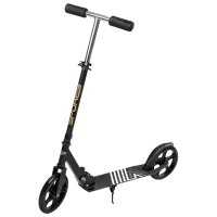 Детский двухколёсный самокат Spokey Ayas (929392) 100 кг/ Черный