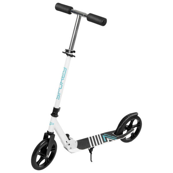 Детский двухколёсный самокат Spokey Ayas (929393) 100 кг/ Белый photo 1 Детский двухколёсный самокат Spokey Ayas (929393) 100 кг/ Белый photo 1