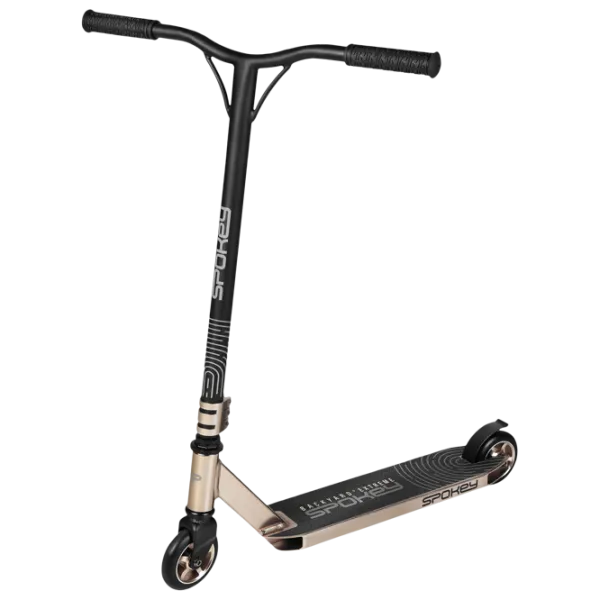Детский двухколёсный самокат Spokey Backyard Extreme (929080) 100 кг/ Золотой photo 1