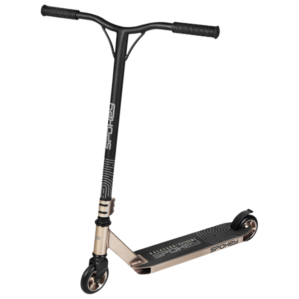 Детский двухколёсный самокат Spokey Backyard Extreme (929080) 100 кг/ Золотой photo 1