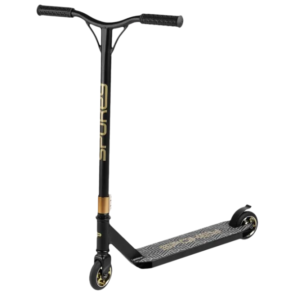 Детский двухколёсный самокат Spokey Backyard (926915) 100 кг/ Золотой photo 1 Детский двухколёсный самокат Spokey Backyard (926915) 100 кг/ Золотой photo 1