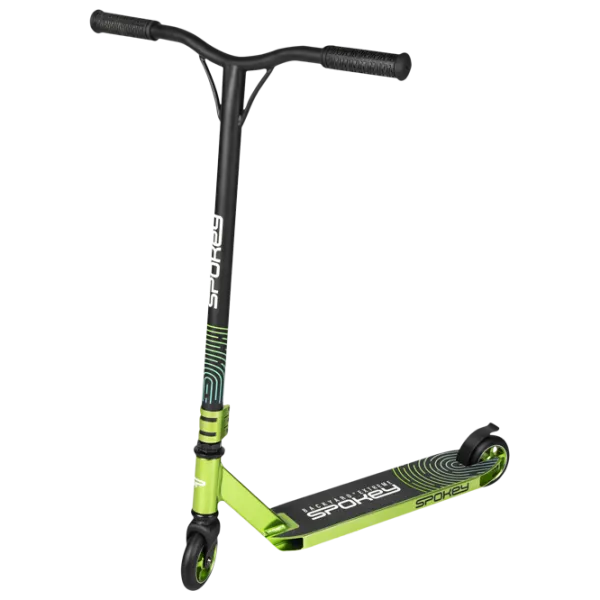 Детский двухколёсный самокат Spokey Backyard Extreme (929013) 100 кг/ Зелёный photo 1 Детский двухколёсный самокат Spokey Backyard Extreme (929013) 100 кг/ Зелёный photo 1
