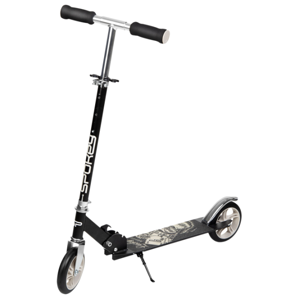 Детский двухколёсный самокат Spokey Notus (929396) 100 кг/ Черный photo 1 Детский двухколёсный самокат Spokey Notus (929396) 100 кг/ Черный photo 1