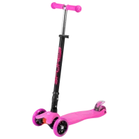 Trotinetă pentru copii cu trei roți Spokey Plier (927098) 50 kg/ Pink