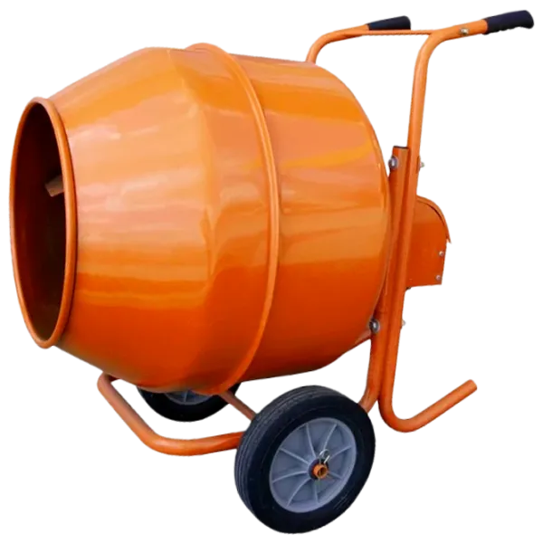 Бетономешалка с редуктором Hammer 225 л 750 Вт/ Оранжевый photo 1