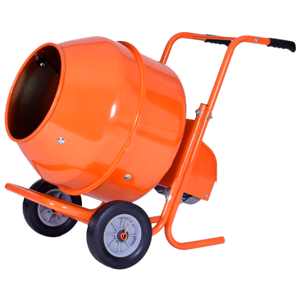 Бетономешалка с редуктором Hammer 140 л 375 Вт/ Оранжевый photo 1