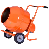 Бетономешалка с редуктором Hammer 140 л 375 Вт/ Оранжевый