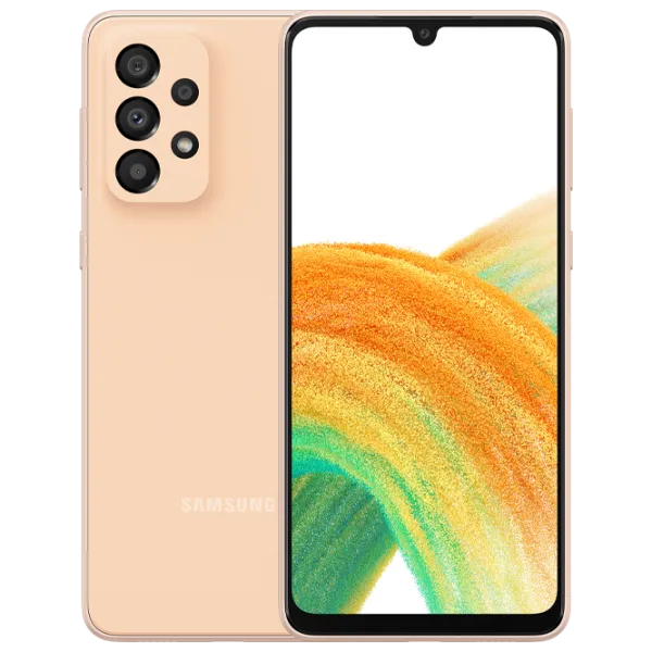 Samsung Galaxy A33 6 ГБ/ 128 ГБ/ Dual SIM/ Оранжевый  photo 1 Samsung Galaxy A33 6 ГБ/ 128 ГБ/ Dual SIM/ Оранжевый  photo 1