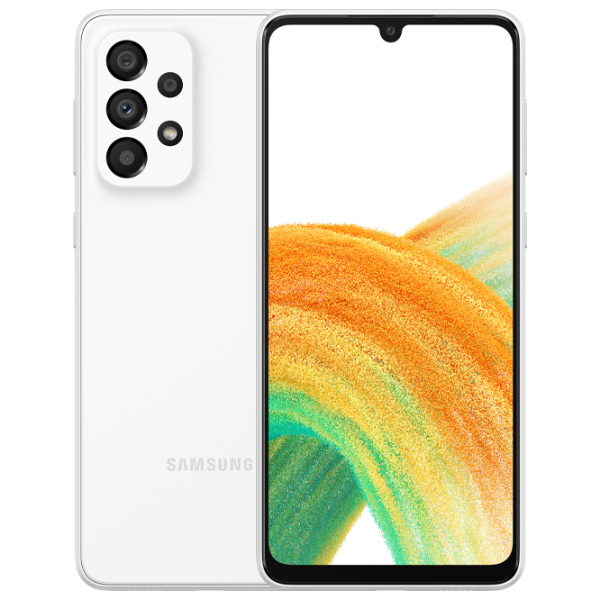 Samsung Galaxy A33 6 ГБ/ 128 ГБ/ Dual SIM/ Белый  photo 1 Samsung Galaxy A33 6 ГБ/ 128 ГБ/ Dual SIM/ Белый  photo 1