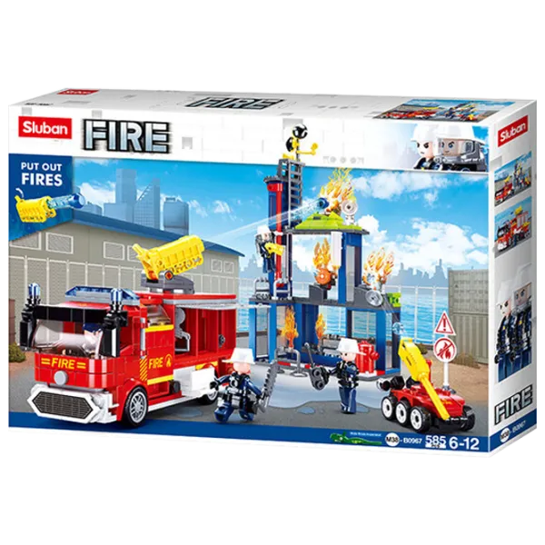 Constructor Sluban Fighting Training Center Pompieri/ Multicolor photo 1