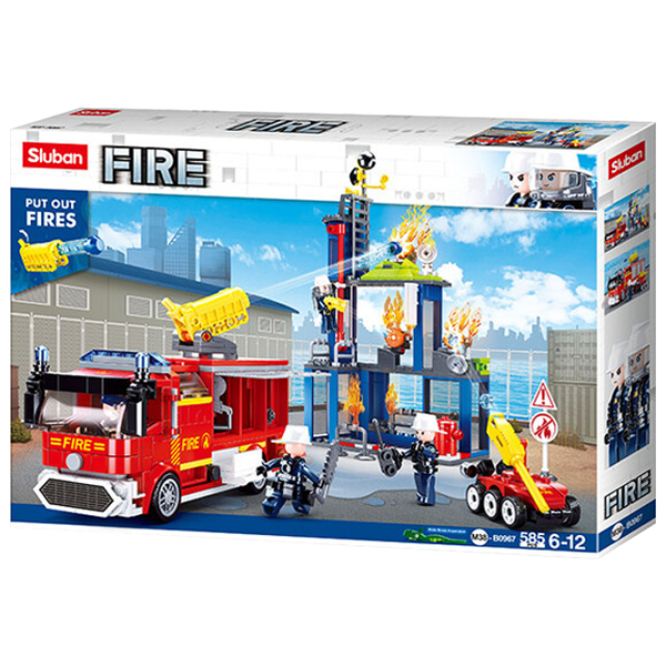 Constructor Sluban Fighting Training Center Pompieri/ Multicolor photo 1