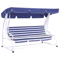 Садовые качели Villager CRETA (047017) Синий/ 210 кг