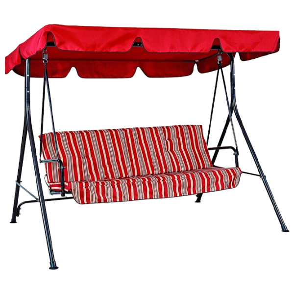 Садовые качели Villager Myconos (067205) Красный/ 210 кг photo 1