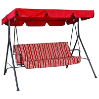 Садовые качели Villager Myconos (067205) Красный/ 210 кг