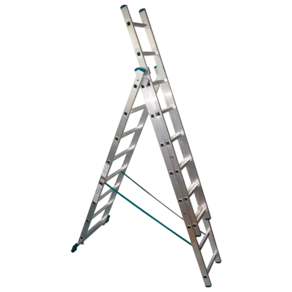 Удлинительная лестница Technoworker DLE308 3x8 150 кг photo 1