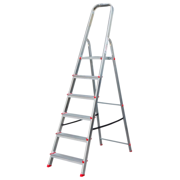 Складная лестница Technoworker DLH107 1x6 150 кг photo 1