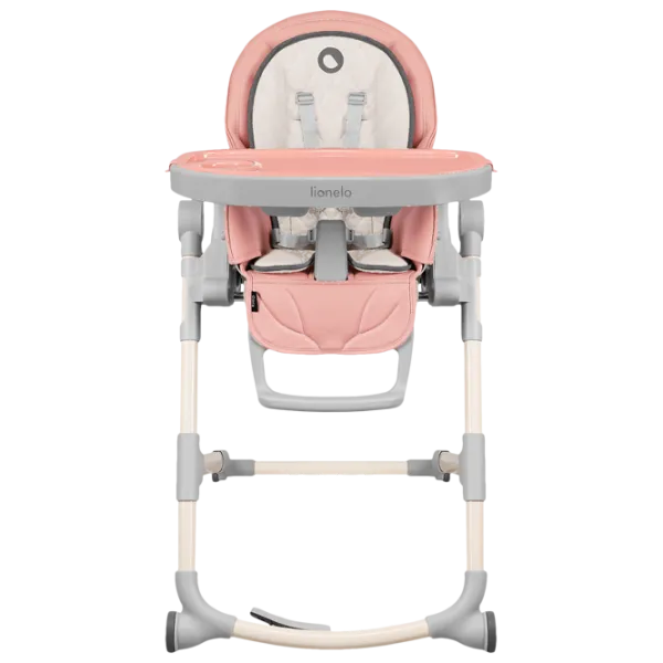 Scaun de masă Lionelo Cora (931-001) Clasic/ 6 luni / Pink  photo 1
