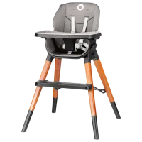 Scaun de masă Lorelli Mona (936-001) Crescător/ 6 luni/ Black