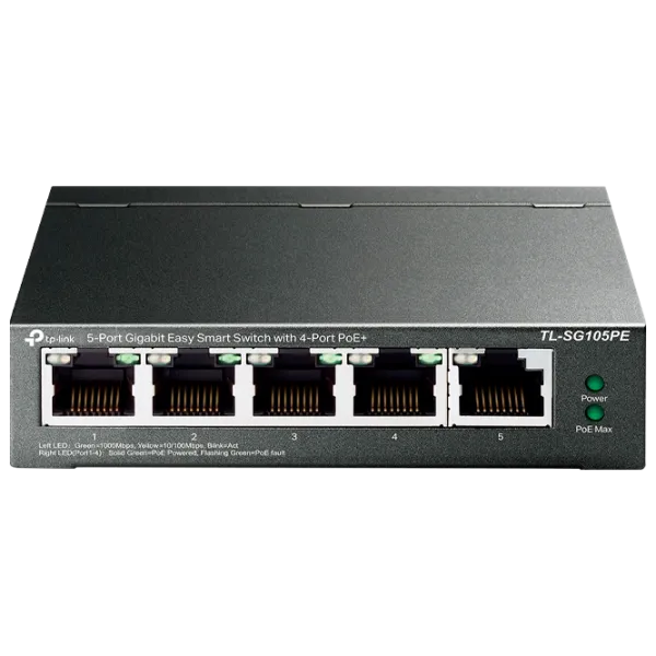 Switch TP-Link TL-SG105PE Black photo 1