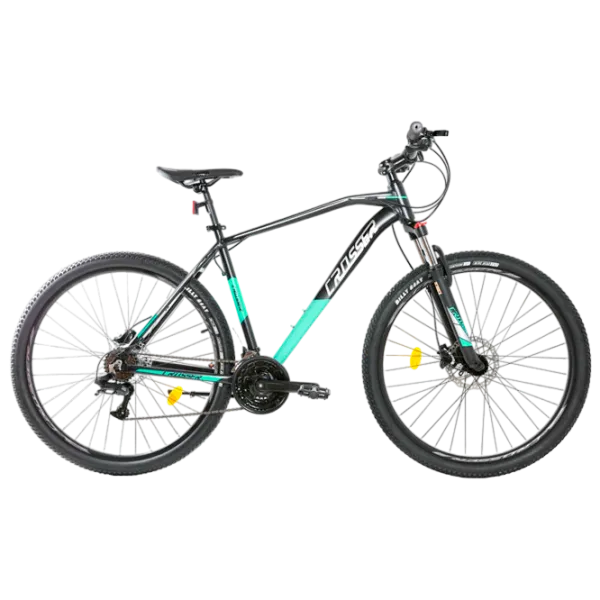 Bicicletă Crosser Jazzz 29" 19" (29-087-21-19) Aluminiu/ Green Black photo 1 Bicicletă Crosser Jazzz 29" 19" (29-087-21-19) Aluminiu/ Green Black photo 1