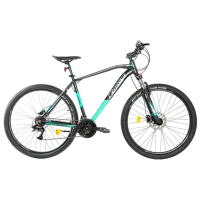 Велосипед Crosser Jazzz 29" 19" (29-087-21-19) Алюминий/ Зелёный Черный