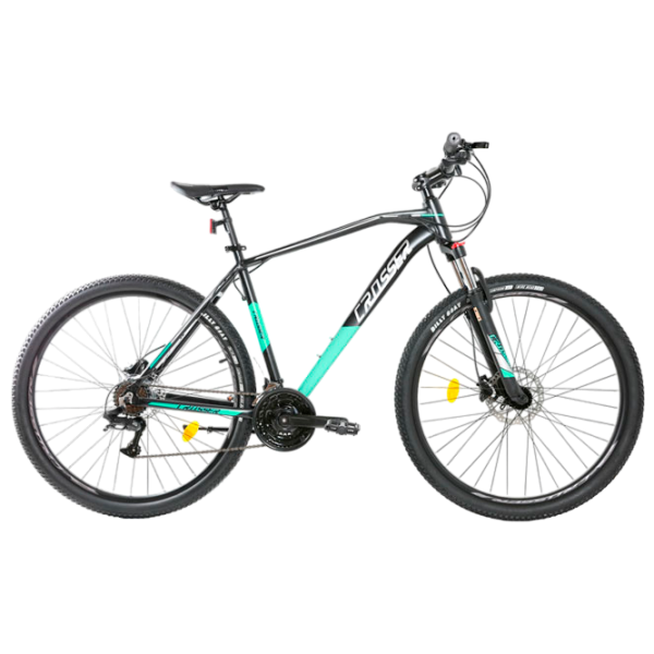 Bicicletă Crosser Jazzz 29" 17" (29-087-21-17) Aluminiu/ Green Black photo 1