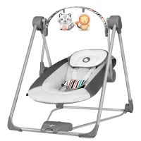 Детские качели Lionelo Otto Cozy (1001128-001) 9 кг/ Серый