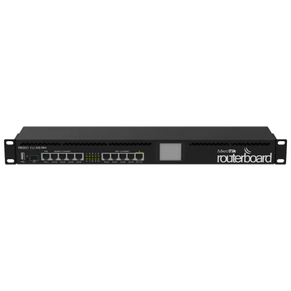 Маршрутизатор Mikrotik RB2011UiAS-RM Черный photo 1