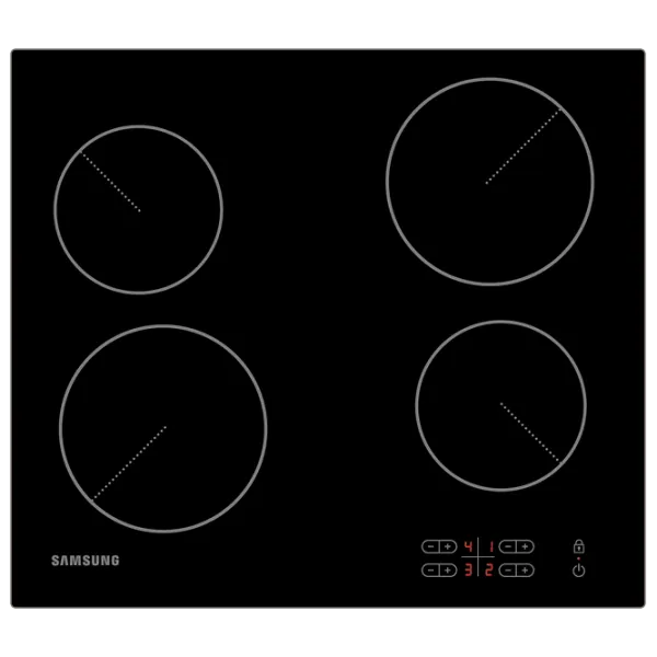 Plită încorporabilă electrică Samsung NZ64T3506AK/ WT Black photo 1