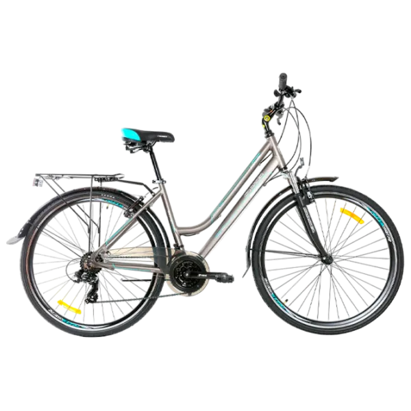 Bicicletă Crosser CITY 700C 28" 18" Aluminiu/ Turquoise Gray photo 1 Bicicletă Crosser CITY 700C 28" 18" Aluminiu/ Turquoise Gray photo 1